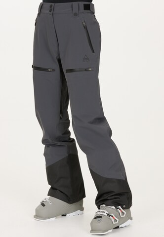 SOS Regular Weatherproof pants 'Silverton' in Grey: front