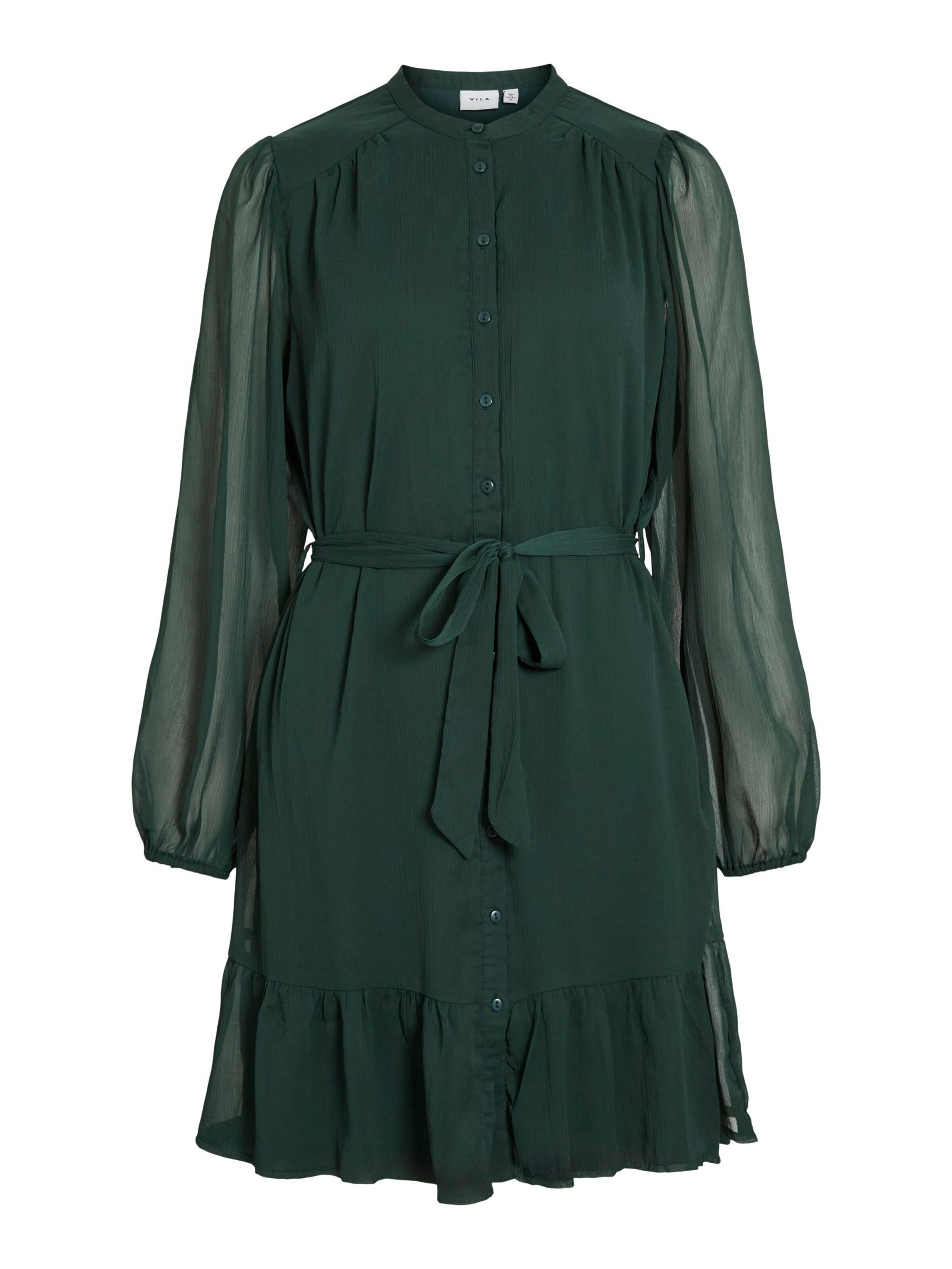 VILA Jurk in Blauw: voorkant