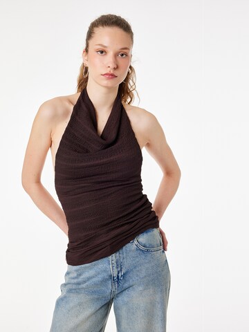 Koton Top in Brown: front