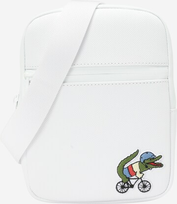 LACOSTE - Bolso de hombro en blanco