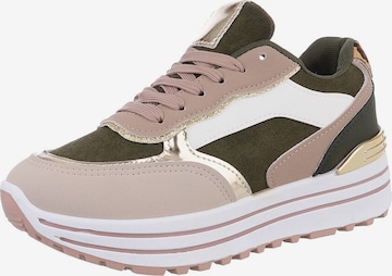 Ital-Design Sneaker in Beige: Vorderseite