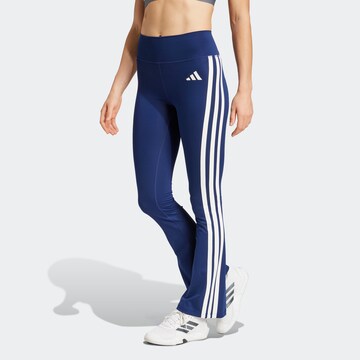 ADIDAS PERFORMANCE Flared Sports trousers 'ESS' in Blue: front