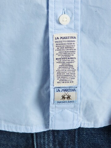 La Martina - Ajuste estrecho Camisa en azul