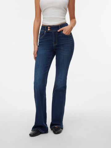 évasé Jean 'VMElla' VERO MODA en bleu : devant