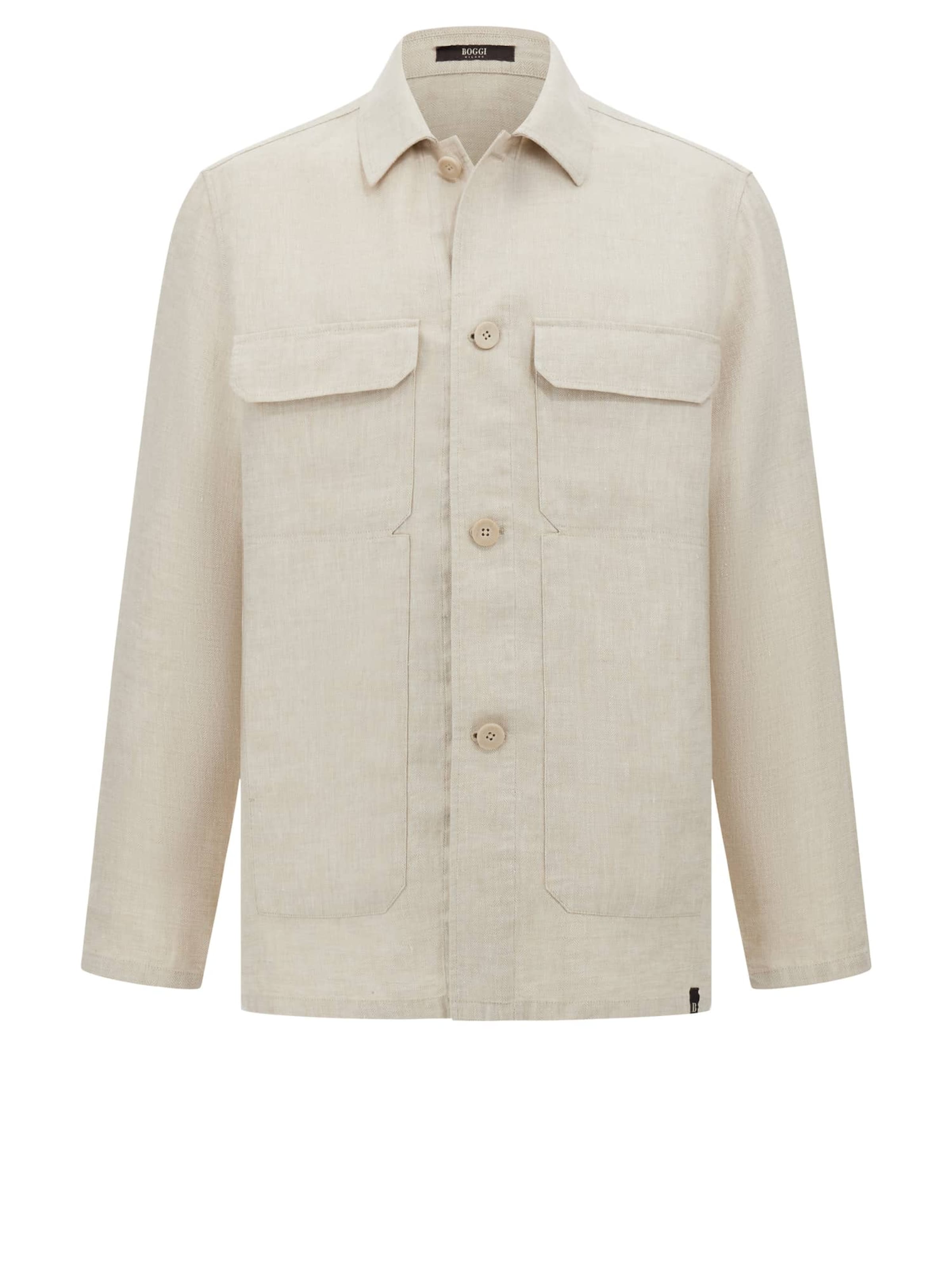 Boggi Milano Prehodna jakna 'Bond' | bež barva: sprednja stran