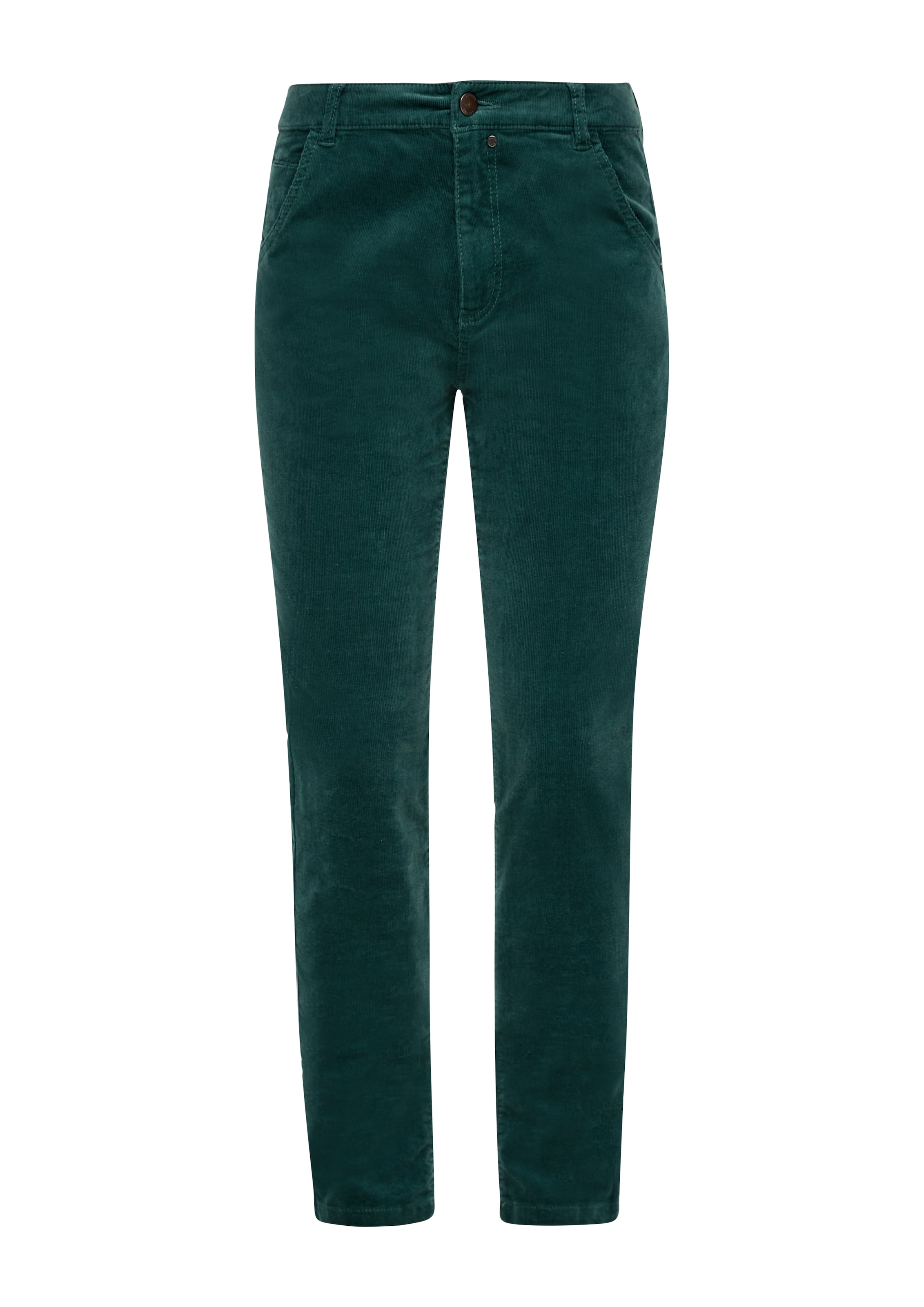 Coupe slim Pantalon s.Oliver en vert : devant