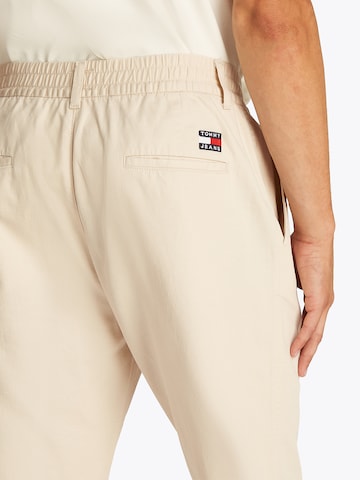Tommy Jeans Regular Chino trousers 'ISAAC' in Beige