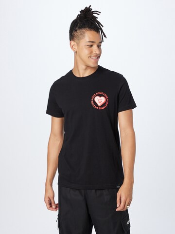 Iriedaily Shirt 'Give 2 Receive' in Black: front