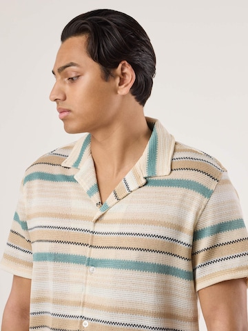Denim Factory Comfort Fit Hemd 'Resort'‌‌‌‌‌‌‌‌‌ in Beige