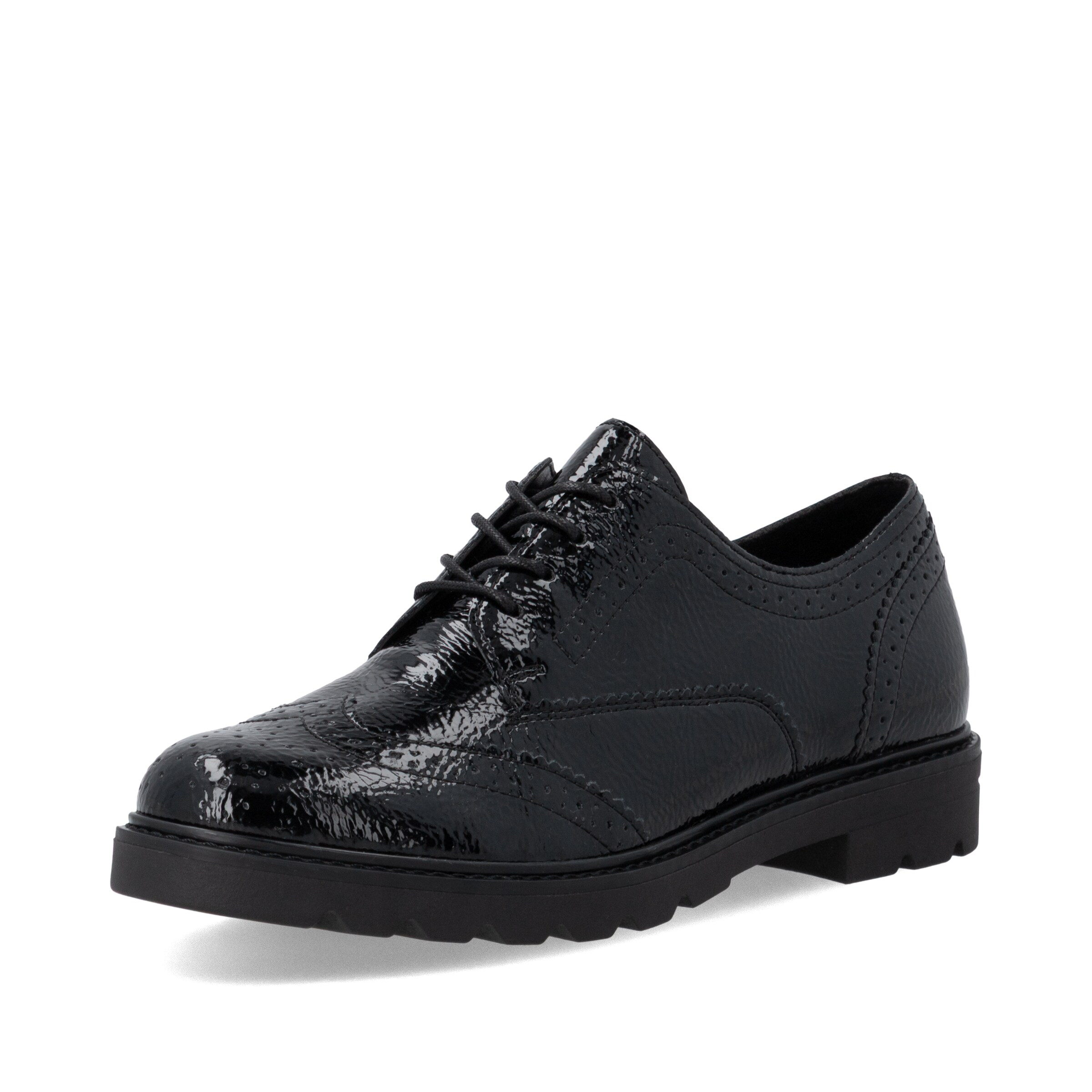 Chaussure à lacets REMONTE en noir : devant