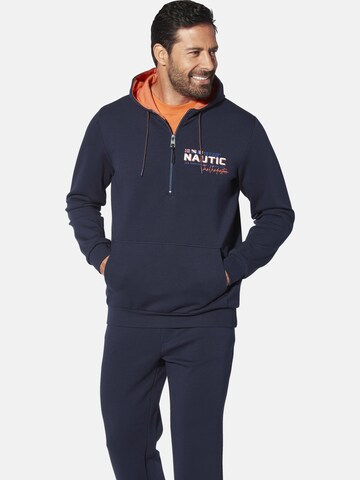 Jan Vanderstorm Sweatshirt ' Wenmut ' in Blauw: voorkant