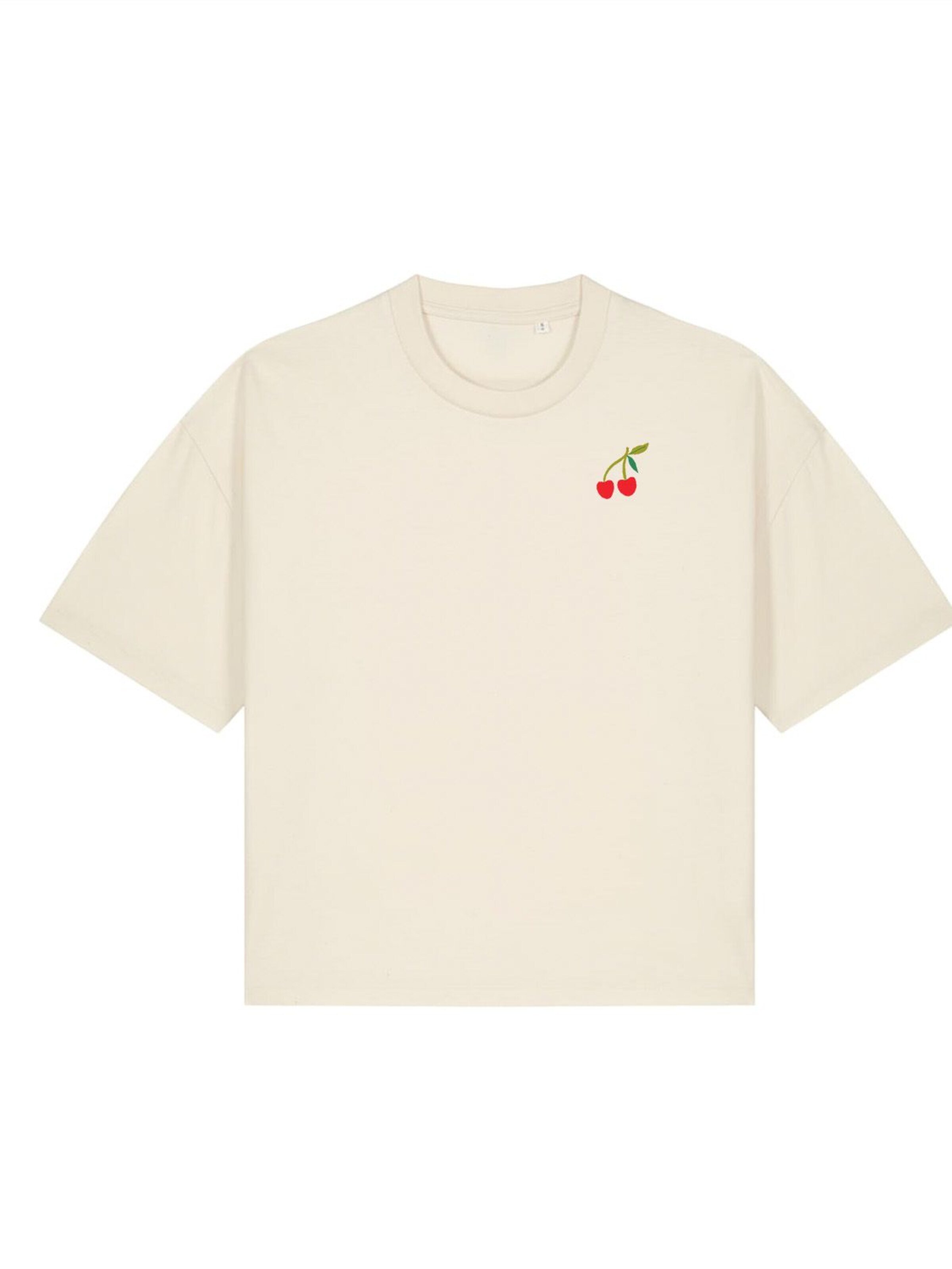 Kultgut Shirt 'Cherry' in Yellow: front