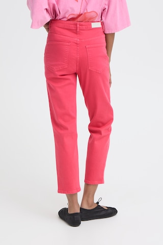 ICHI Regular Jeans 'ZIGGY ' in Pink