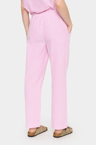 SAINT TROPEZ Loose fit Pants 'Elmiko' in Pink