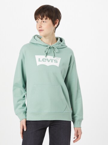 Felpa 'Graphic Standard Hoodie' di LEVI'S ® in verde: frontale