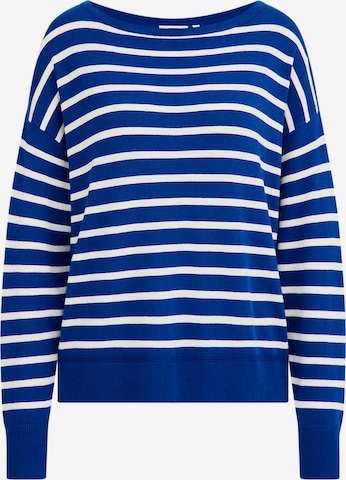 WE Fashion Sweater in Blue: front