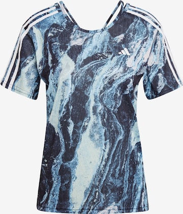 ADIDAS PERFORMANCE - Camiseta funcional 'Move for the Planet' en azul: frente