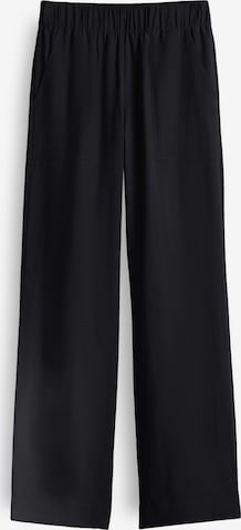 OPUS Wide Leg Hose 'Marou' in Schwarz: Vorderseite