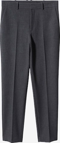 MANGO Regular Pleated Pants 'Gala' in Grey: front