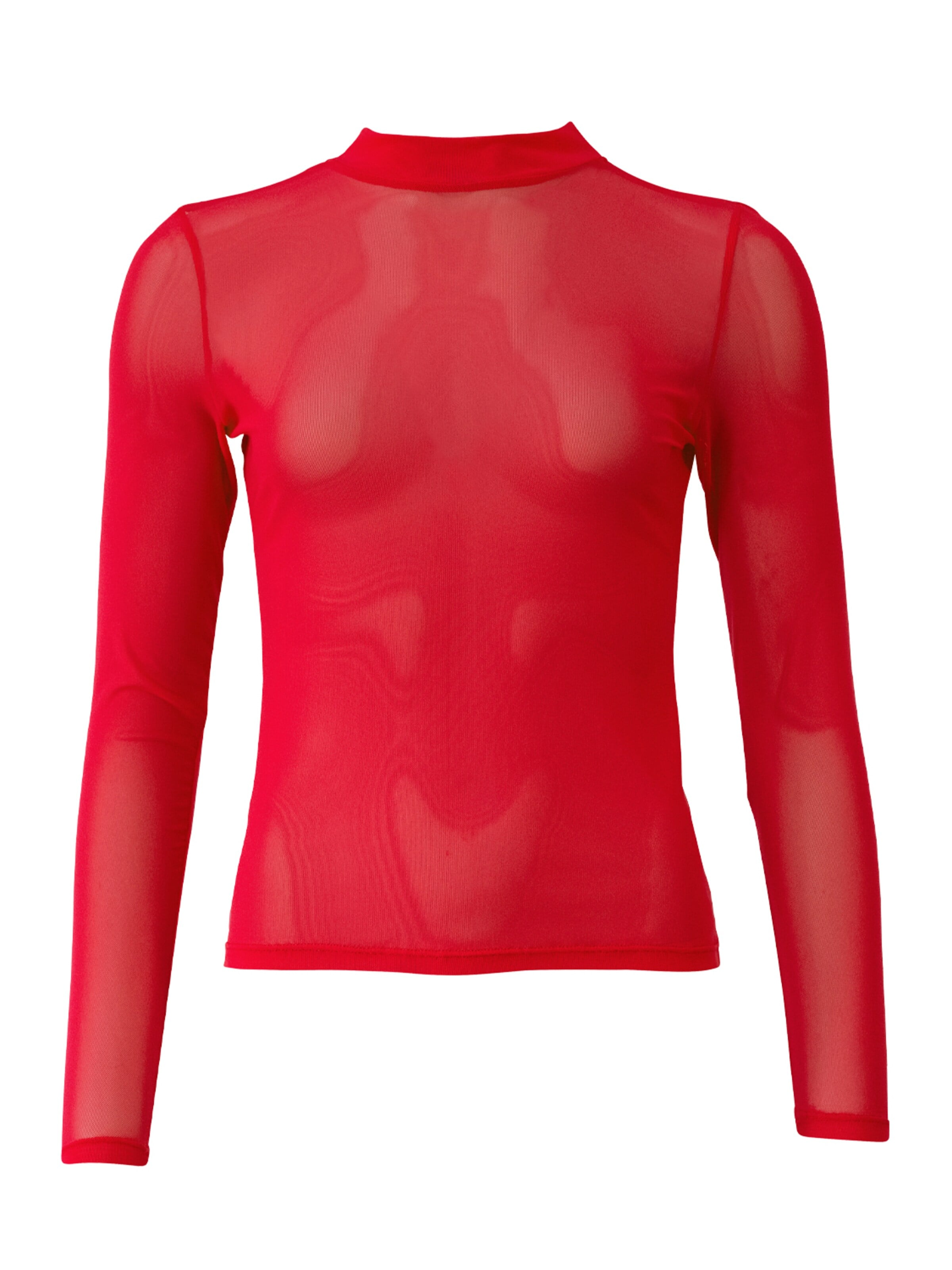 SARA LINKE Shirt 'MESH' in Red: front