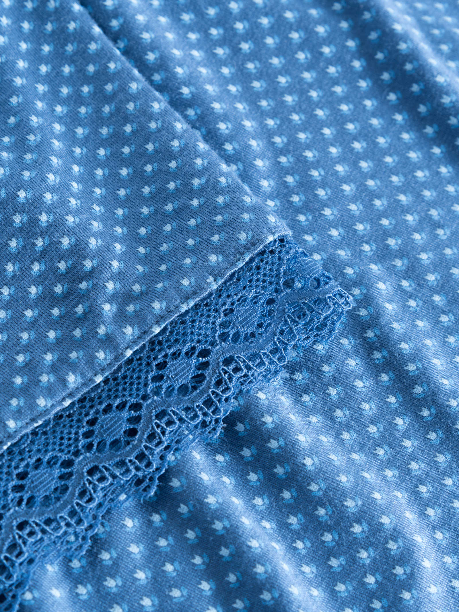 CCDK Copenhagen Nachthemd Jacqueline in Blau 