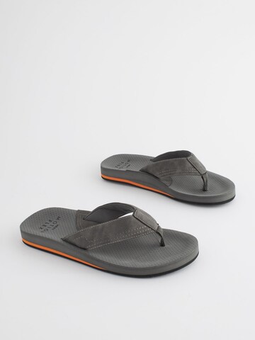 Next - Sandalias de dedo en gris