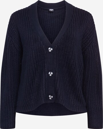 Urban Classics Knit Cardigan in Black: front