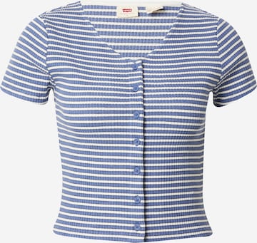 LEVI'S ® Shirt 'Monica SS' in Blauw: voorkant