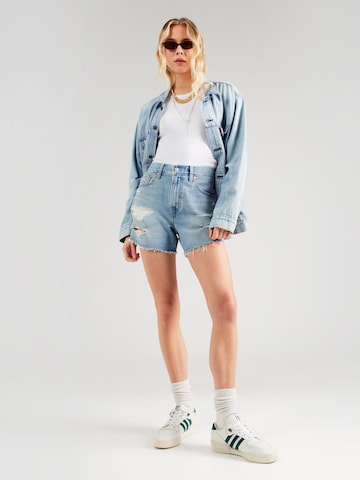 LEVI'S ® Normální Džíny 'RIBCAGE' – modrá