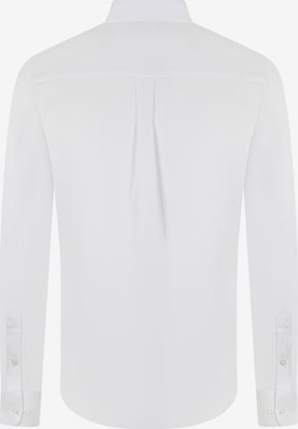 DENIM CULTURE Regular Fit Hemd 'Valery' in Weiß