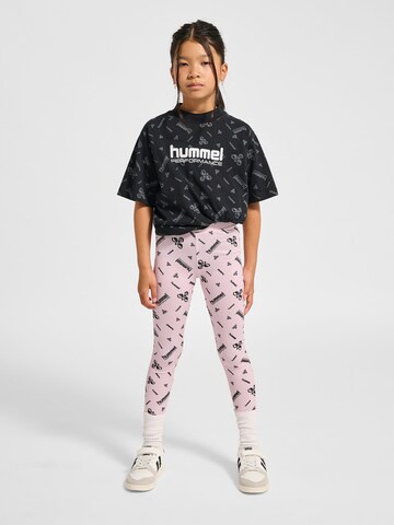Hummel Regular Sporthose in Pink
