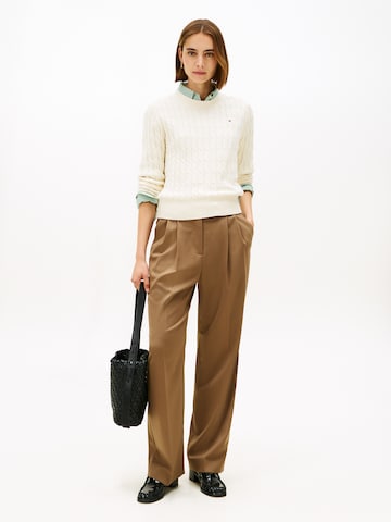 TOMMY HILFIGER Pullover in Beige