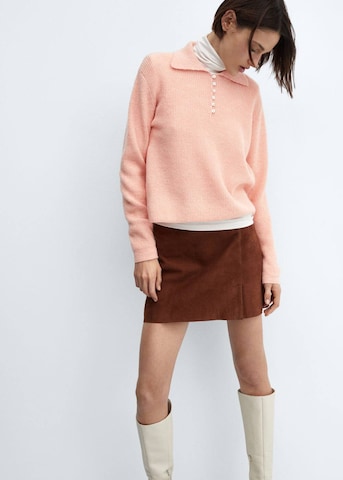 Pull-over 'Palau' MANGO en rose : devant