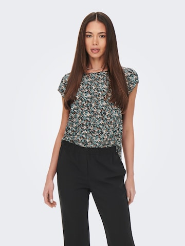 ONLY Blouse 'Vic' in Groen: voorkant