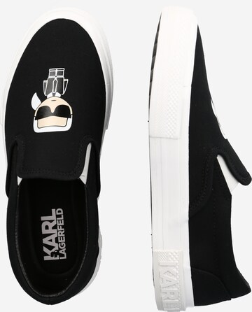 Karl Lagerfeld - Sapatilhas slip-on 'KAMPUS III' em preto