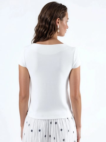 Chemisier Busem en blanc