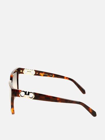 FERRAGAMO - Gafas de sol en marrón