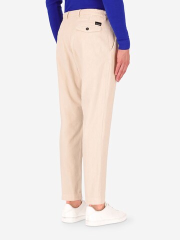 Distretto12 Slimfit Broek 'Rio T. Palil' in Beige