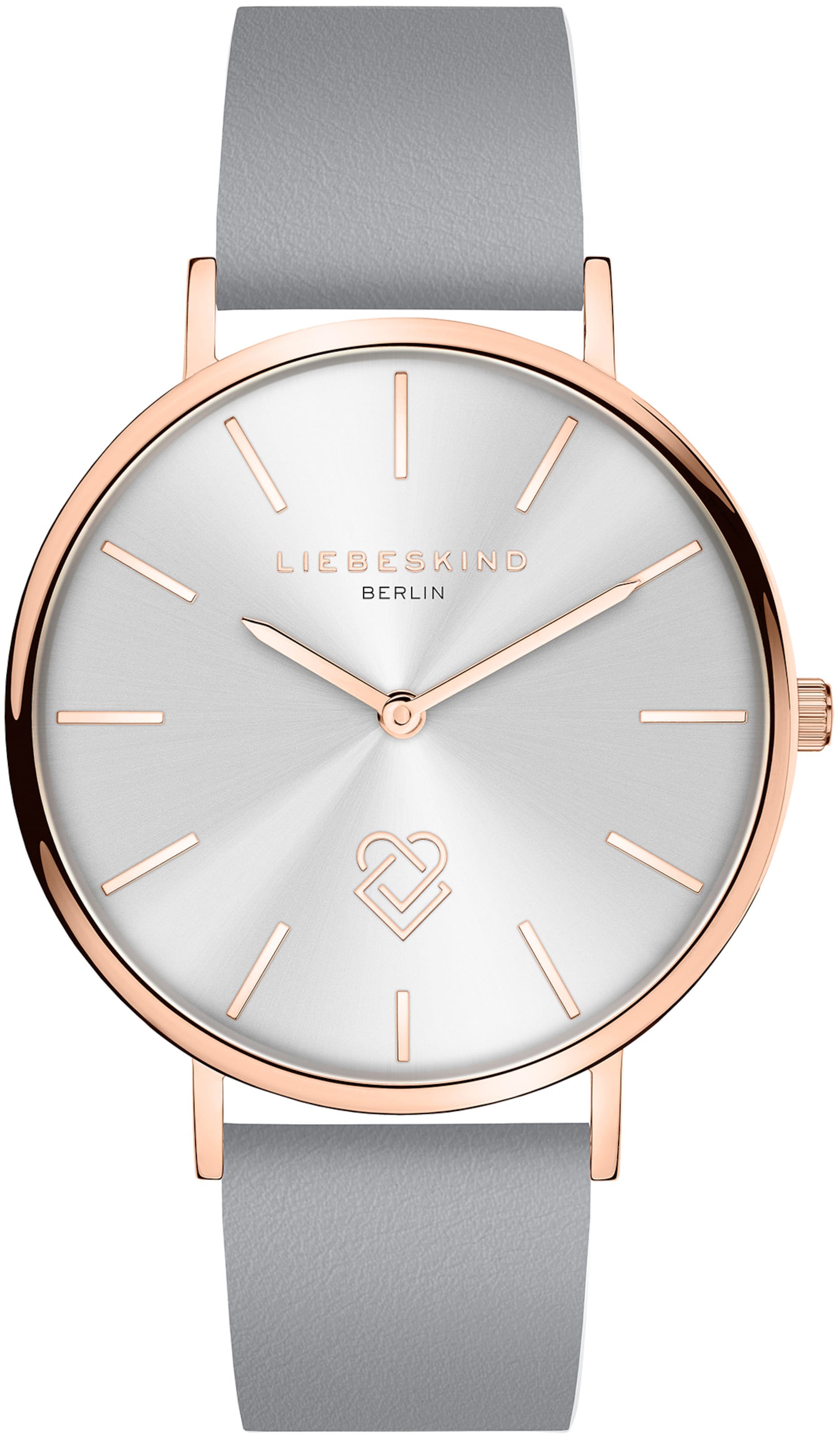 Liebeskind Berlin Analoog horloge in Grijs: voorkant