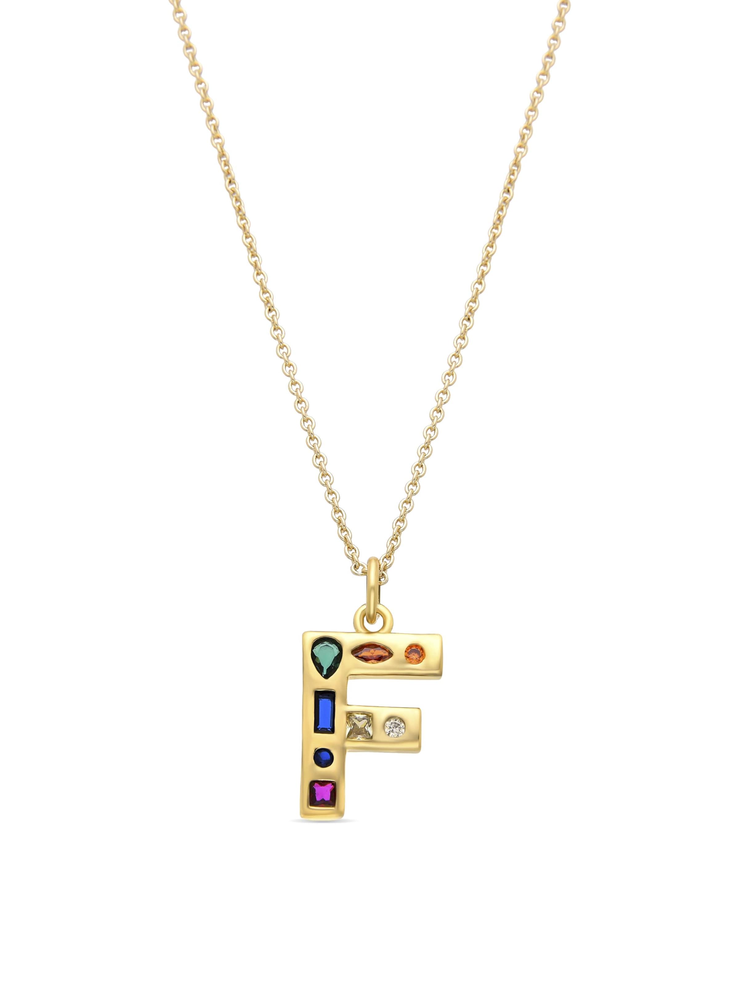Collana 'Alphabet' in Onesize Luxenter di colore colori misti, Visualizzazione prodotti