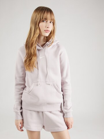 Nike Sportswear Sweatshirt 'Phoenix Fleece' i lila: framsida