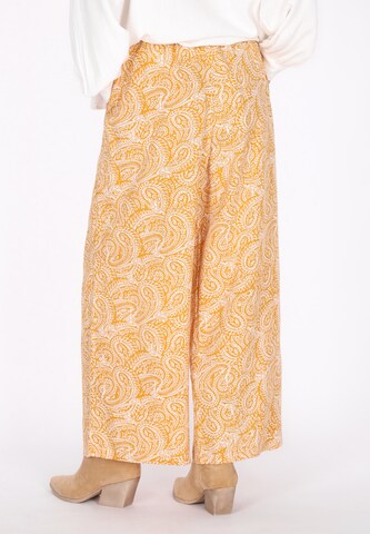 usha FESTIVAL Wide leg Trousers in White