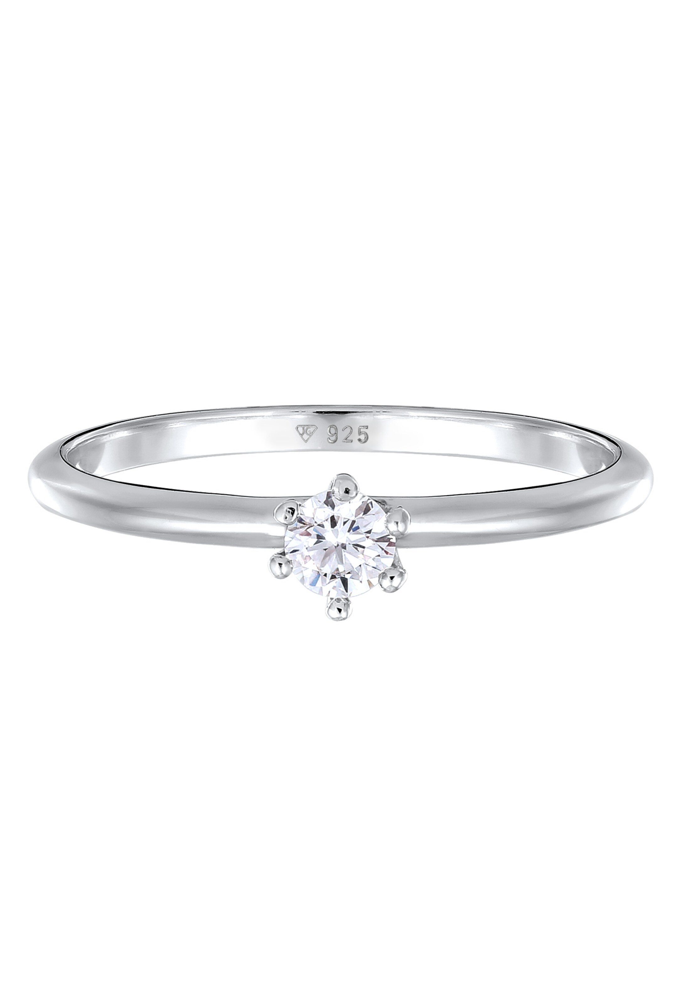 Elli DIAMONDS Ring 'Diamant' in Silber