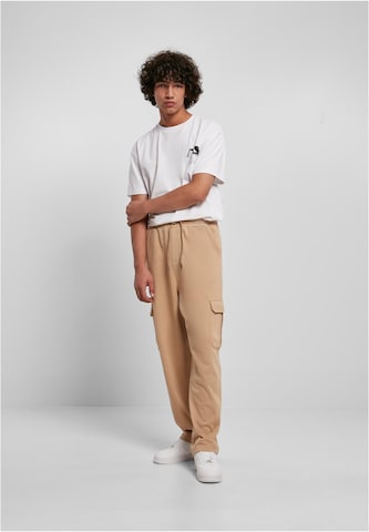 Urban Classics Loosefit Cargobroek in Beige