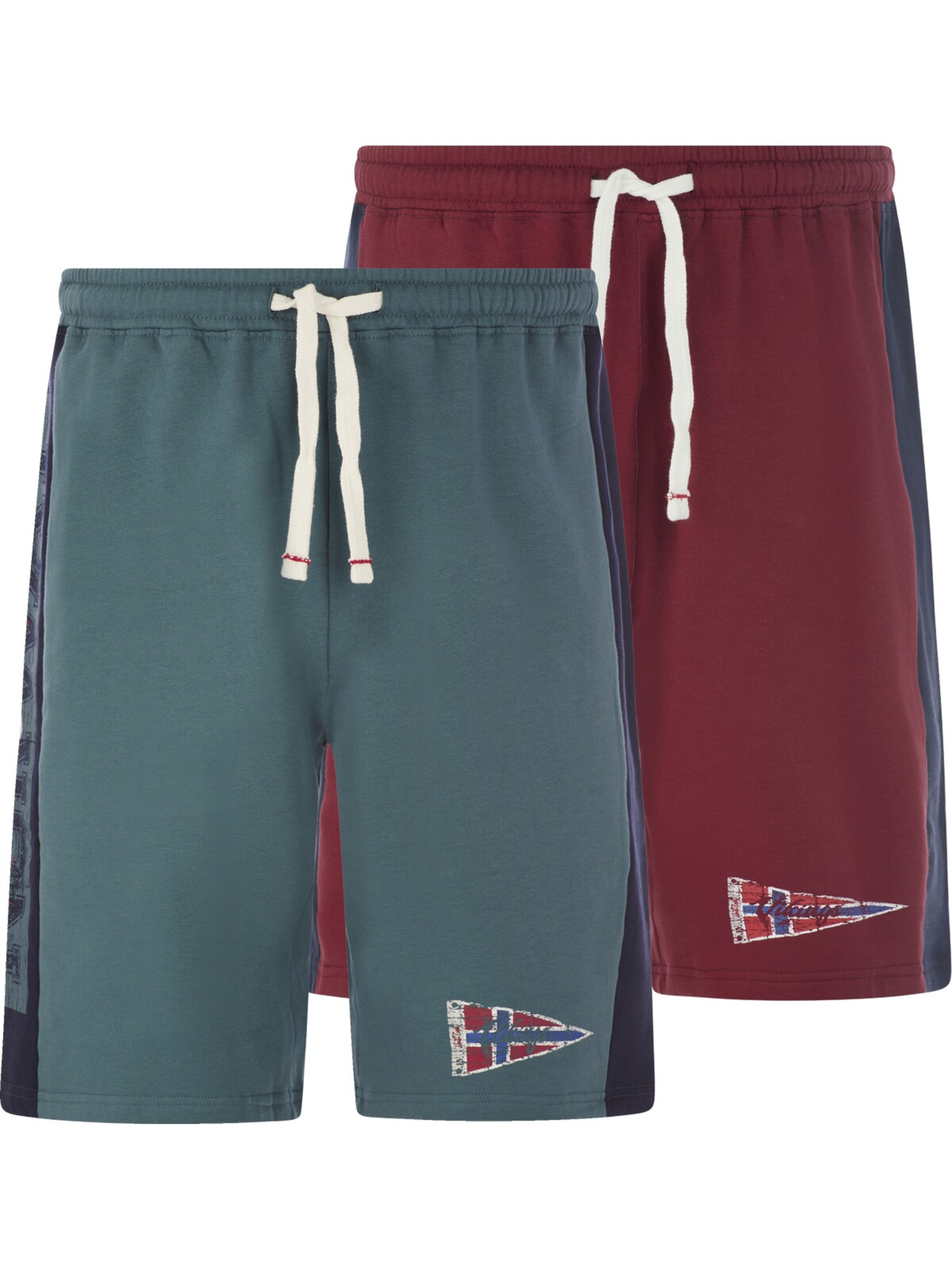 Jan Vanderstorm Shorts 'Haral' in Blau: Vorderseite