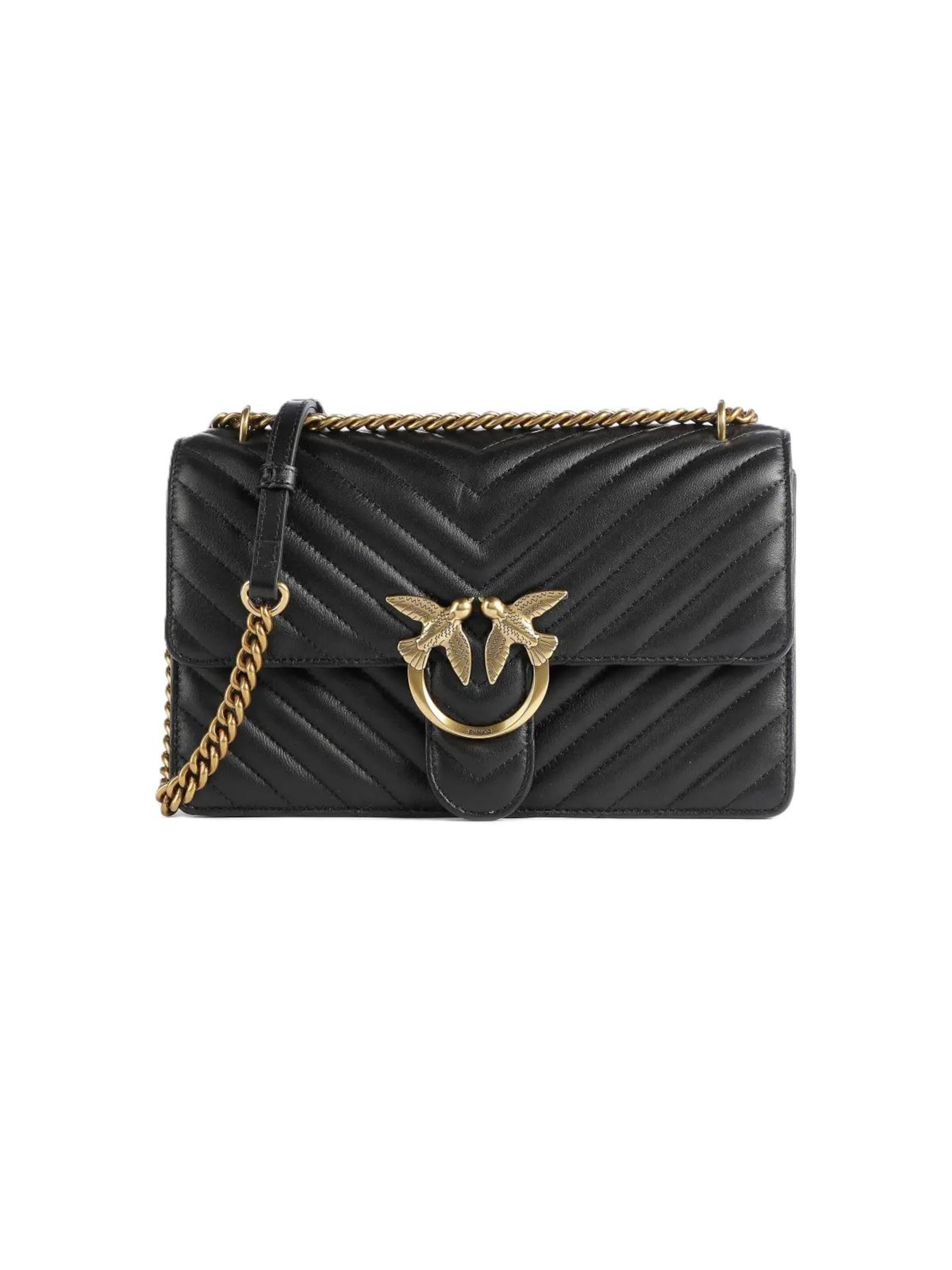 PINKO Shoulder bag '100941 A0GK' in Black: front