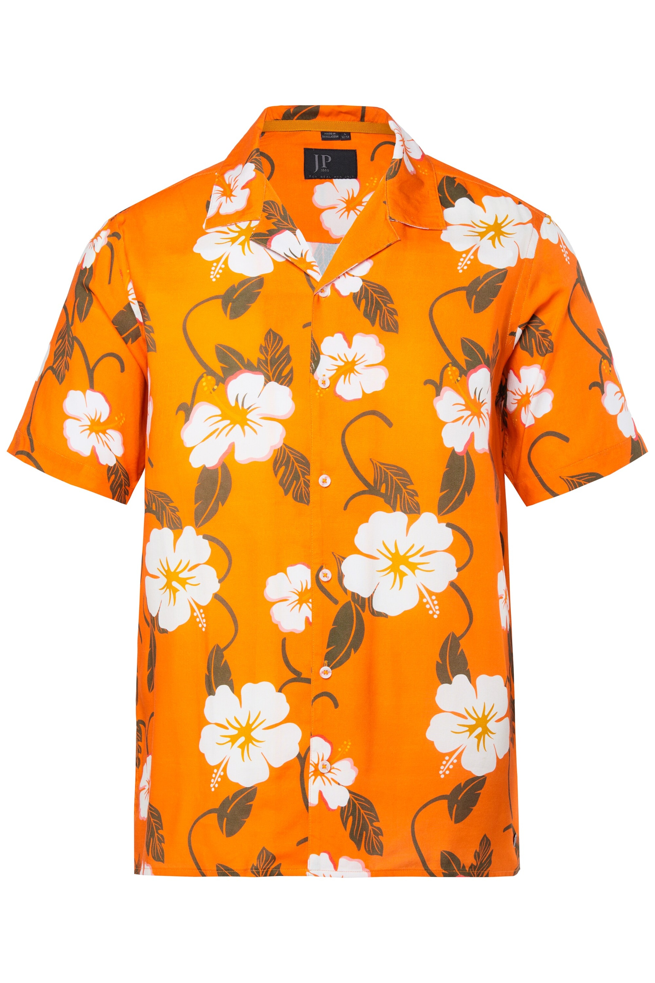 JP1880 Regular fit Overhemd in Oranje: voorkant