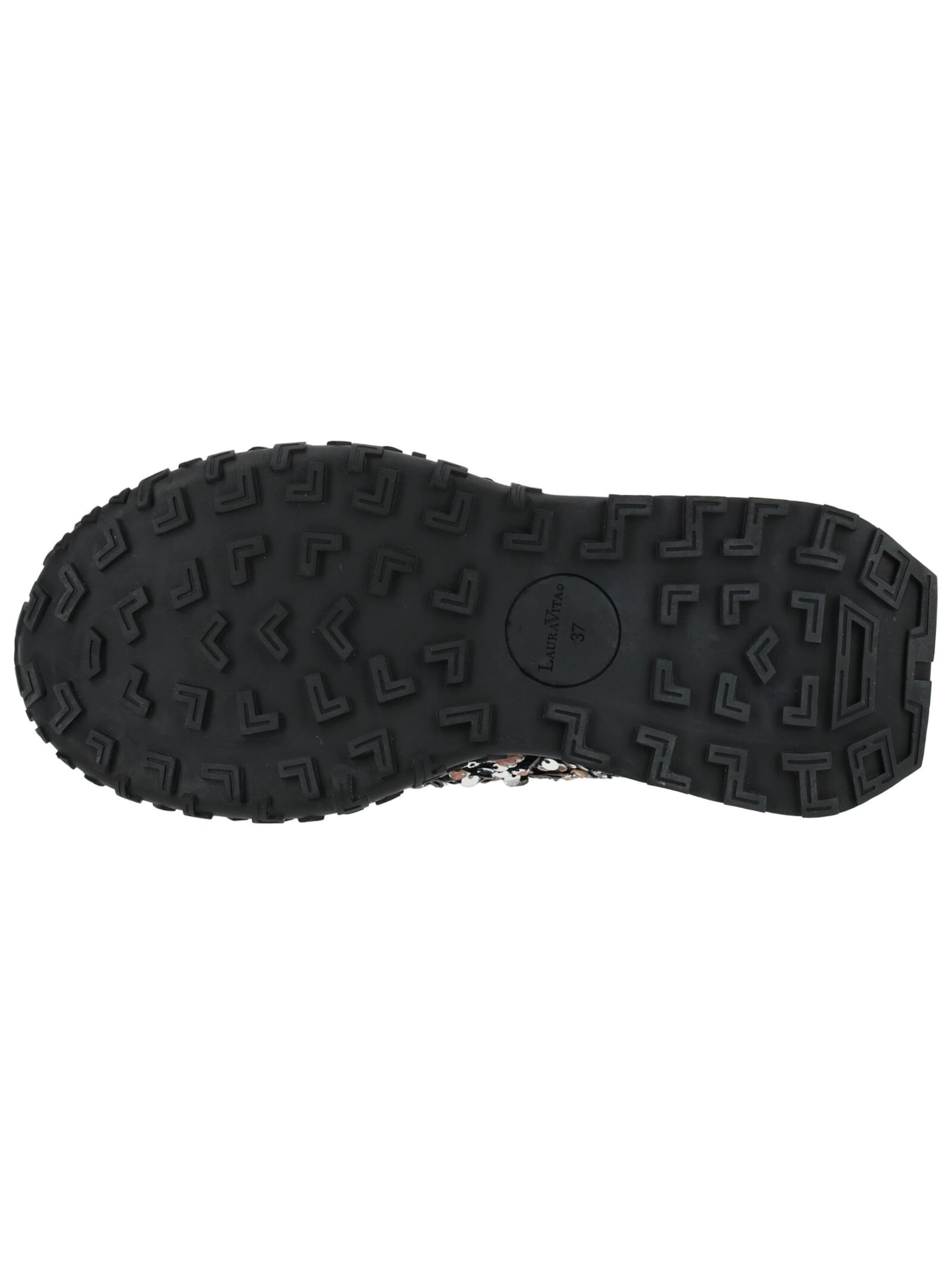 Laura Vita Platform trainers in Black