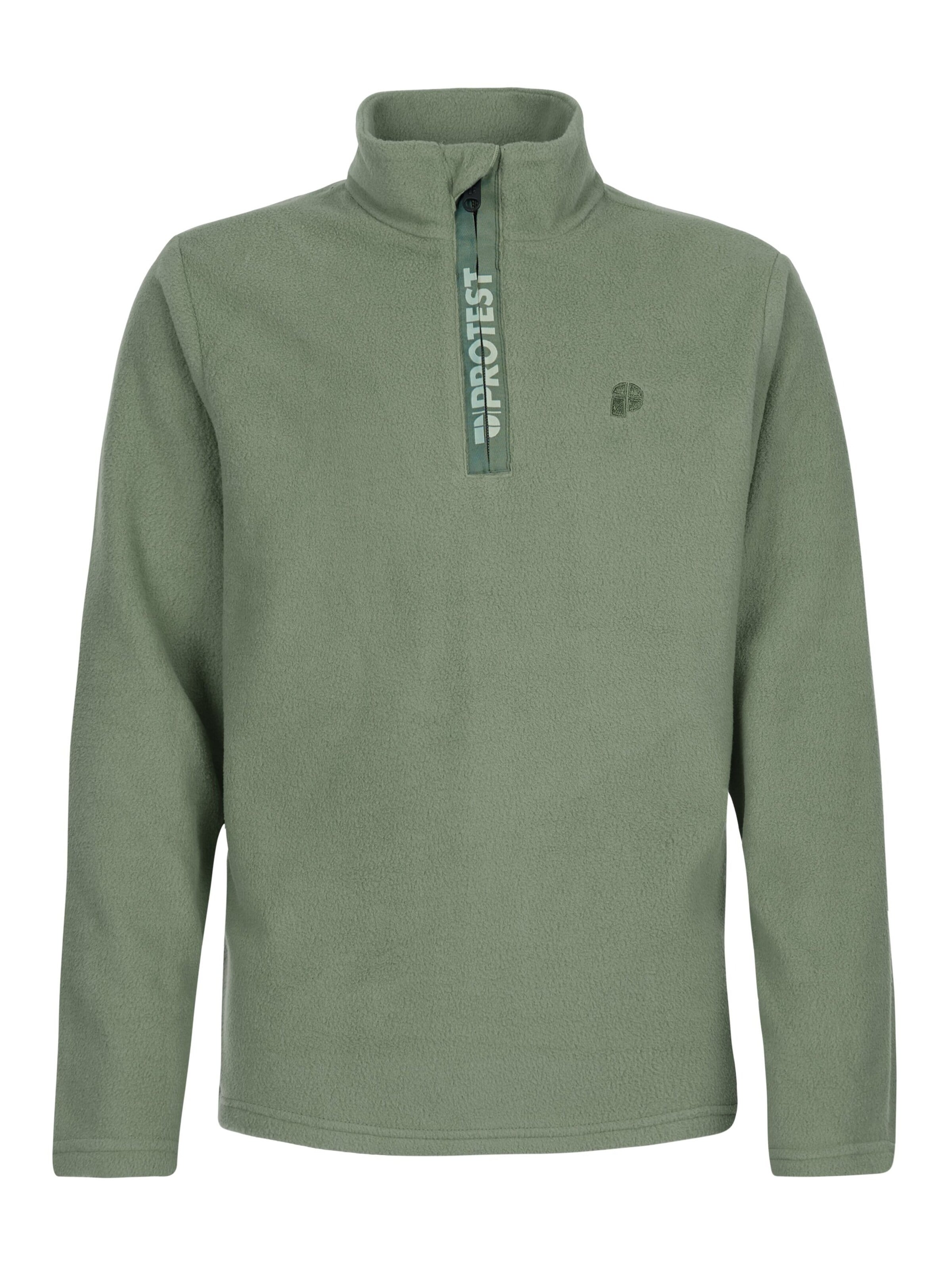 PROTEST Athletic Sweatshirt 'Reperfecty JR' in Green: front