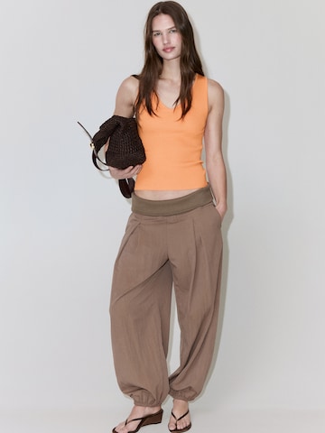 MANGO Top 'BEIXAMEL' in Oranje